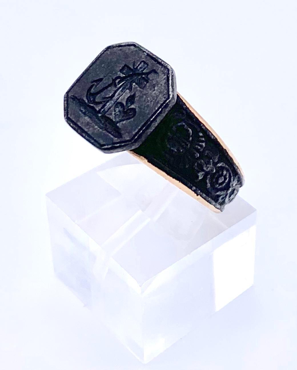 iron signet ring