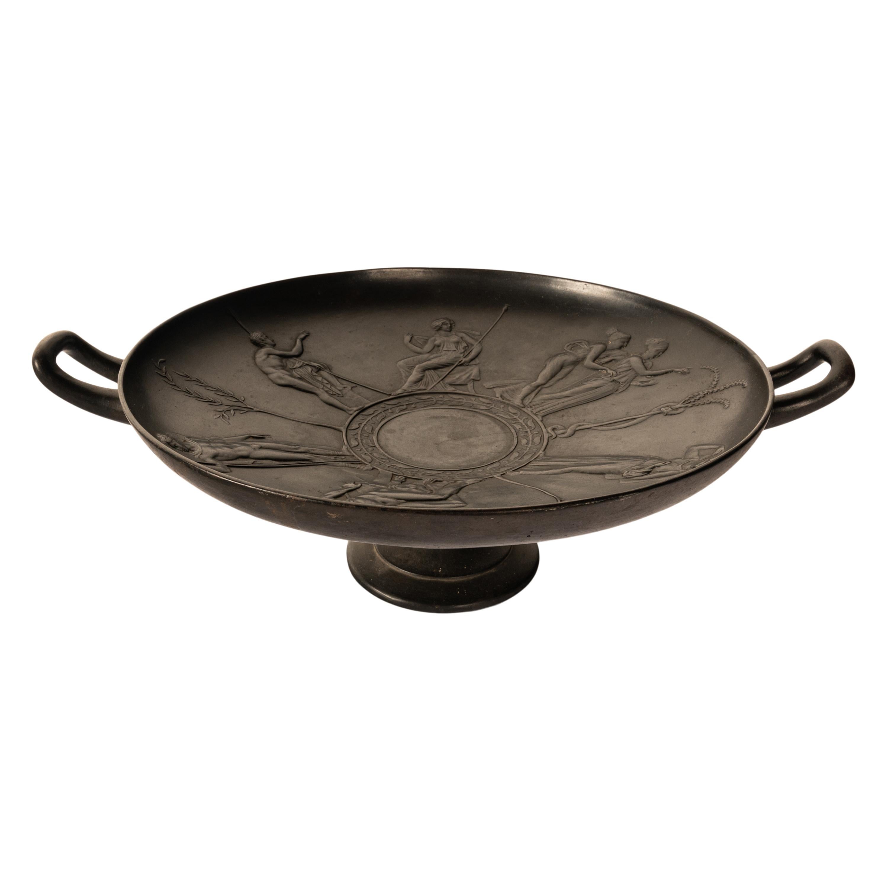 English Antique Iron Greek Revival Kylix E.W. Wyon Crystal Palace Great Exhibition 1851 For Sale