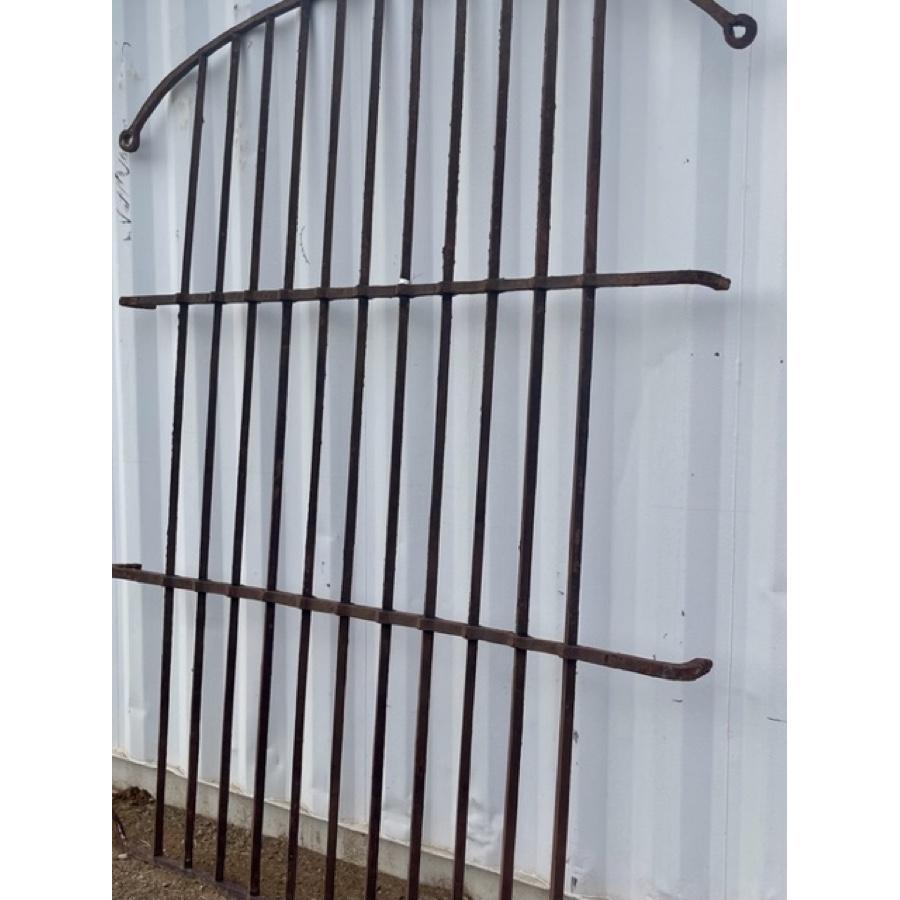 19th Century Antique Iron Hand Forged Grid For Sale