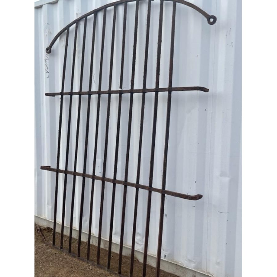 Antique Iron Hand Forged Grid For Sale 1