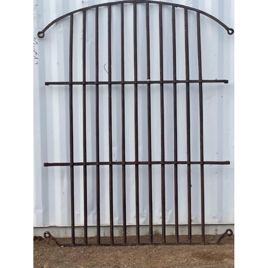 Antique Iron Hand Forged Grid For Sale 2