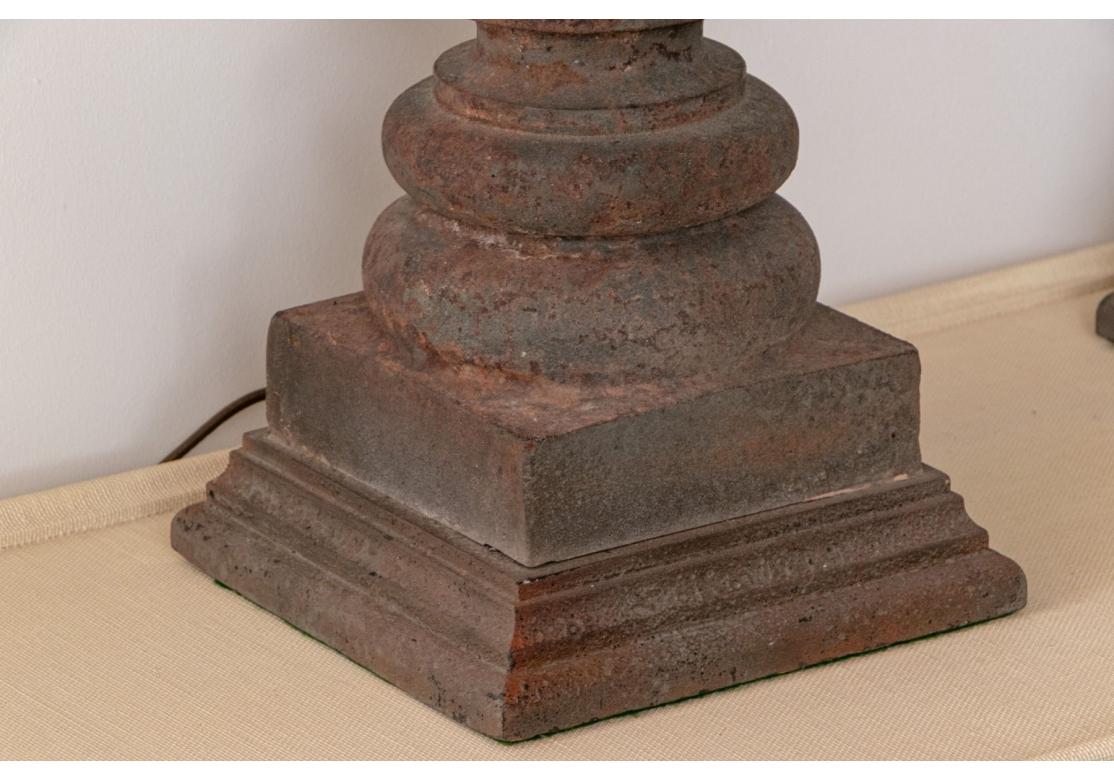 Unknown Antique Iron Lamps From Yellow Monkey Antiques For Sale