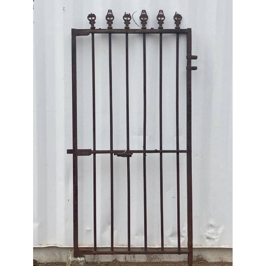 French Antique Iron l'Orangerie Gate For Sale