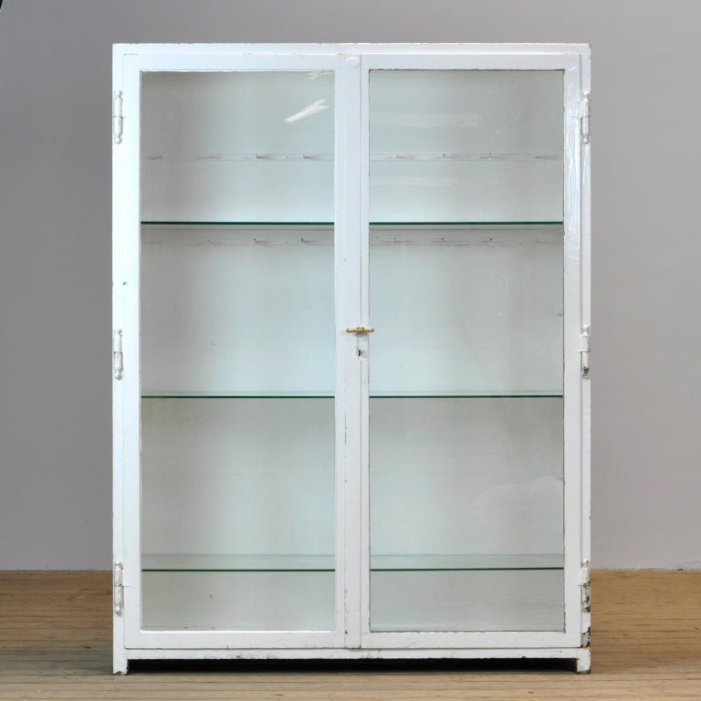 Antique Iron Medical Cabinet 1920s For Sale At 1stdibs