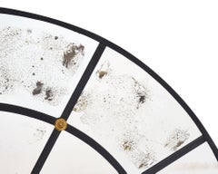 Antique Iron Transom Mirror