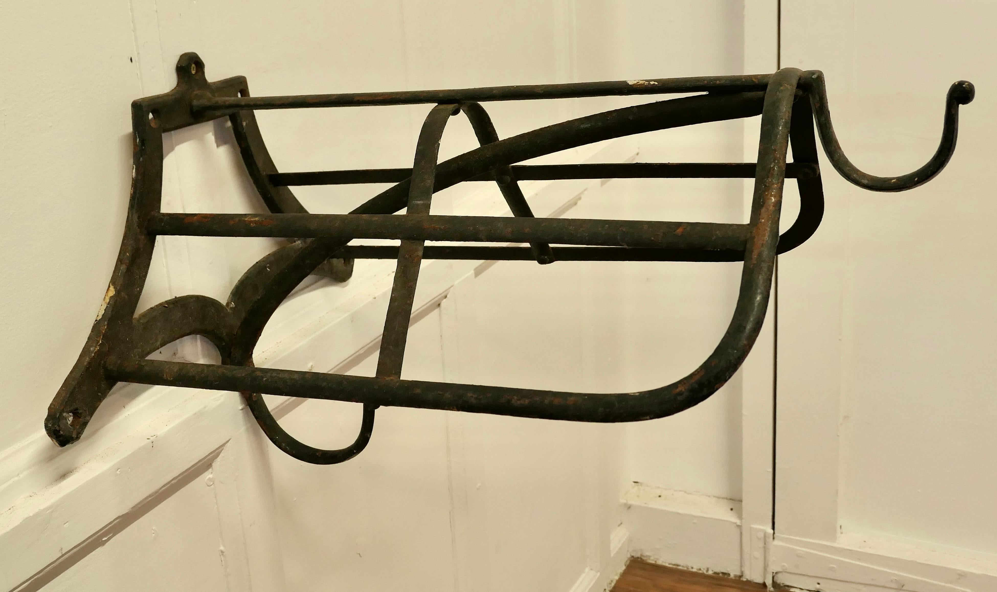 old iron rack