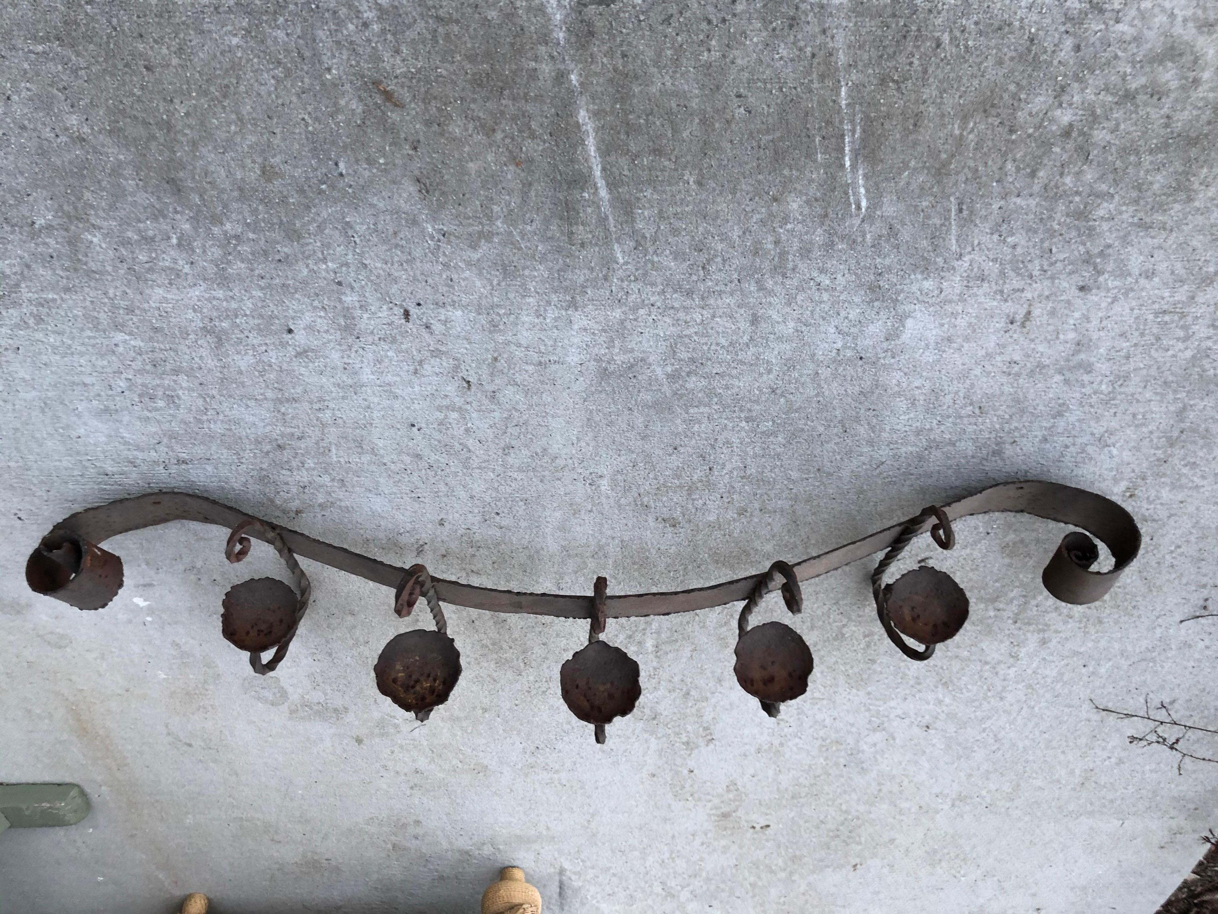 Antique Iron Wall Sconce 6