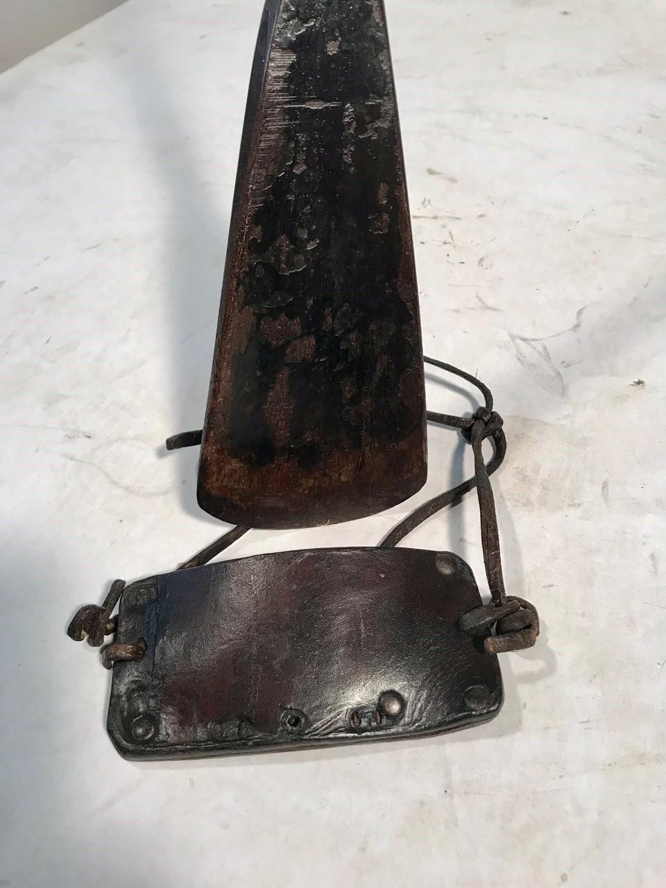 Mid-19th Century Antique Iron Whale Flensing Knife For Sale