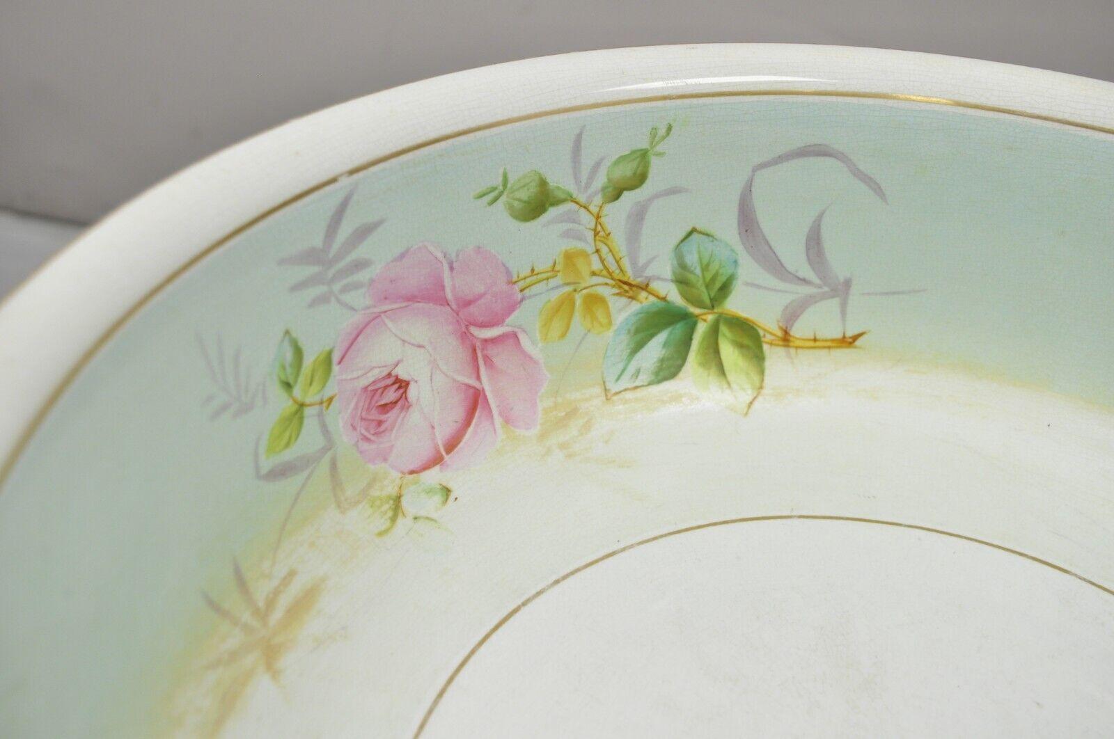XIX secolo Antico lavabo e brocca in Ironstone China Coxon & Co Greene & Greene in vendita