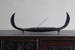 Antique Ironware, Incense Plate, Indonesia 18th Century