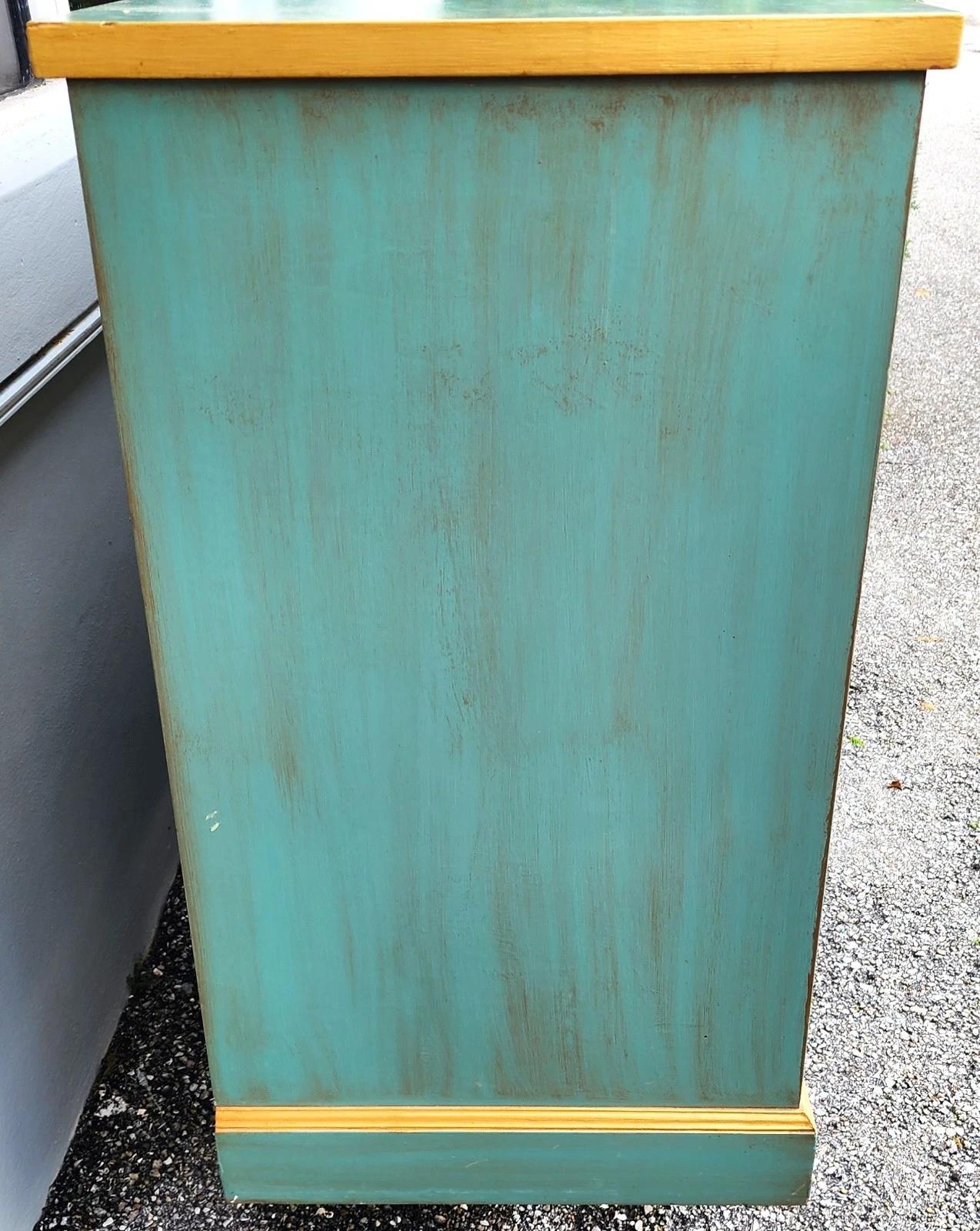 Antique IRWIN French Country Buffet Sideboard Bar Rolling en vente 6