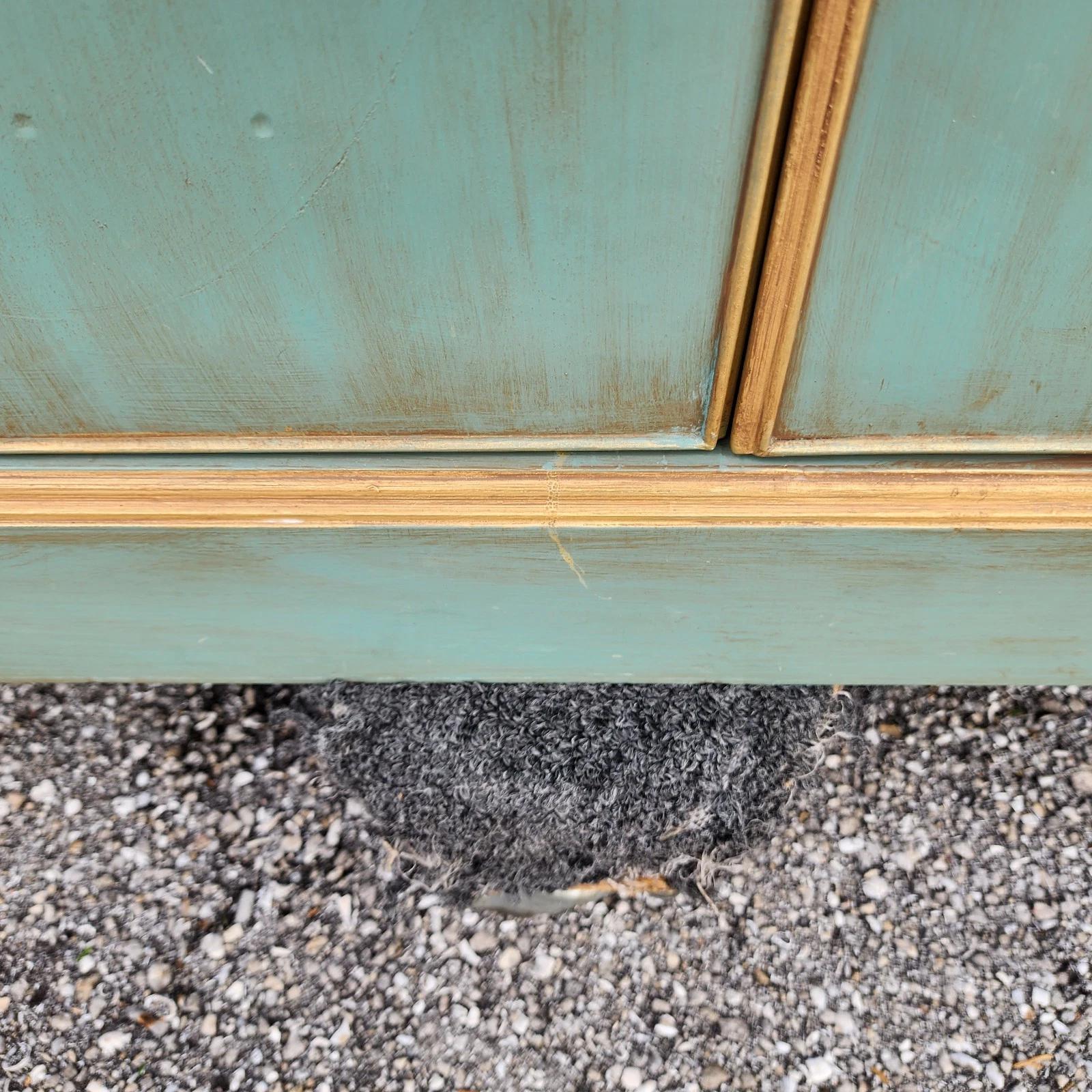 Antique IRWIN French Country Buffet Sideboard Bar Rolling en vente 9