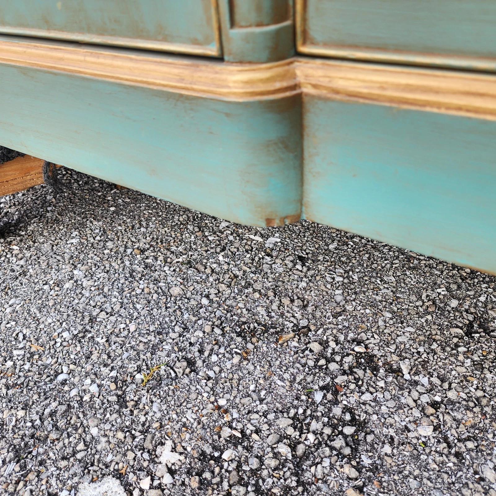 Antique IRWIN French Country Buffet Sideboard Bar Rolling en vente 10