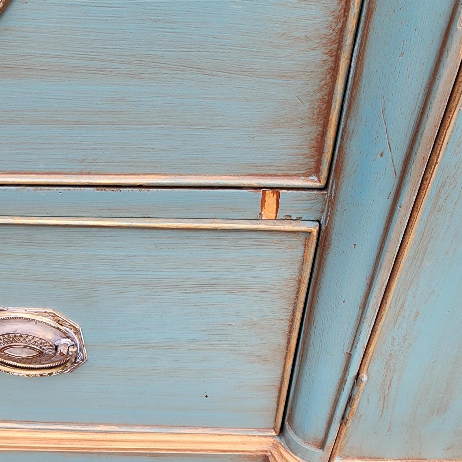 Antique IRWIN French Country Buffet Sideboard Bar Rolling en vente 13