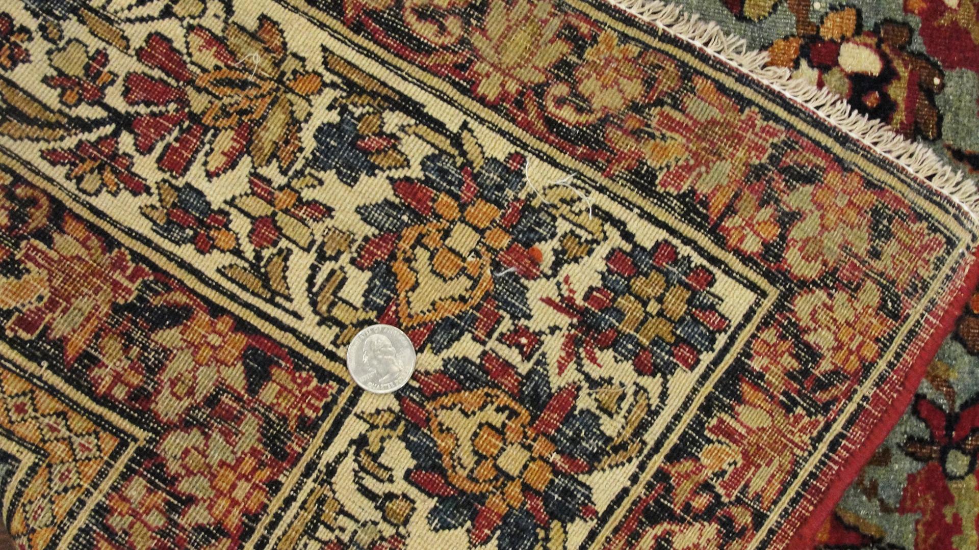 Antique Isfahan Ahmad Rug, Unique For Sale 2