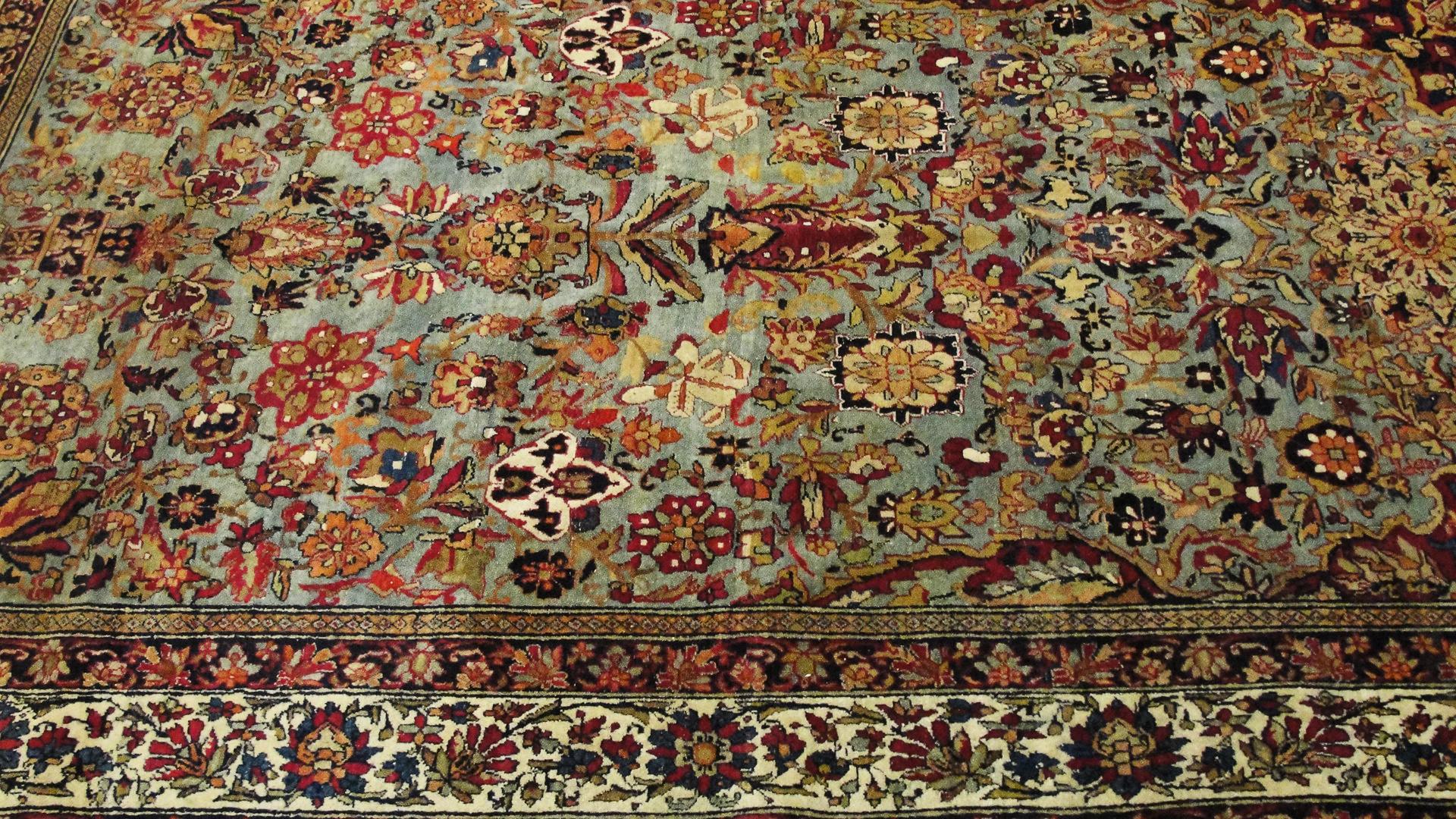 Serapi Tappeto antico Isfahan Ahmad, unico nel suo genere in vendita