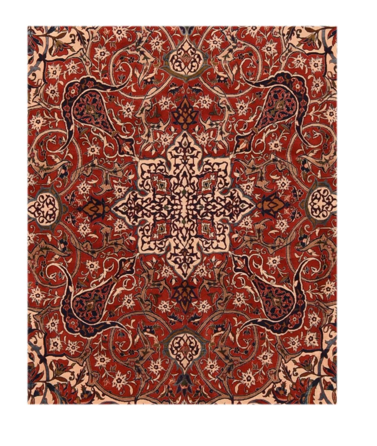 Alfombra antigua Isfahan 11'10'' x 17'1'' en Excelente estado para la venta en New York, NY