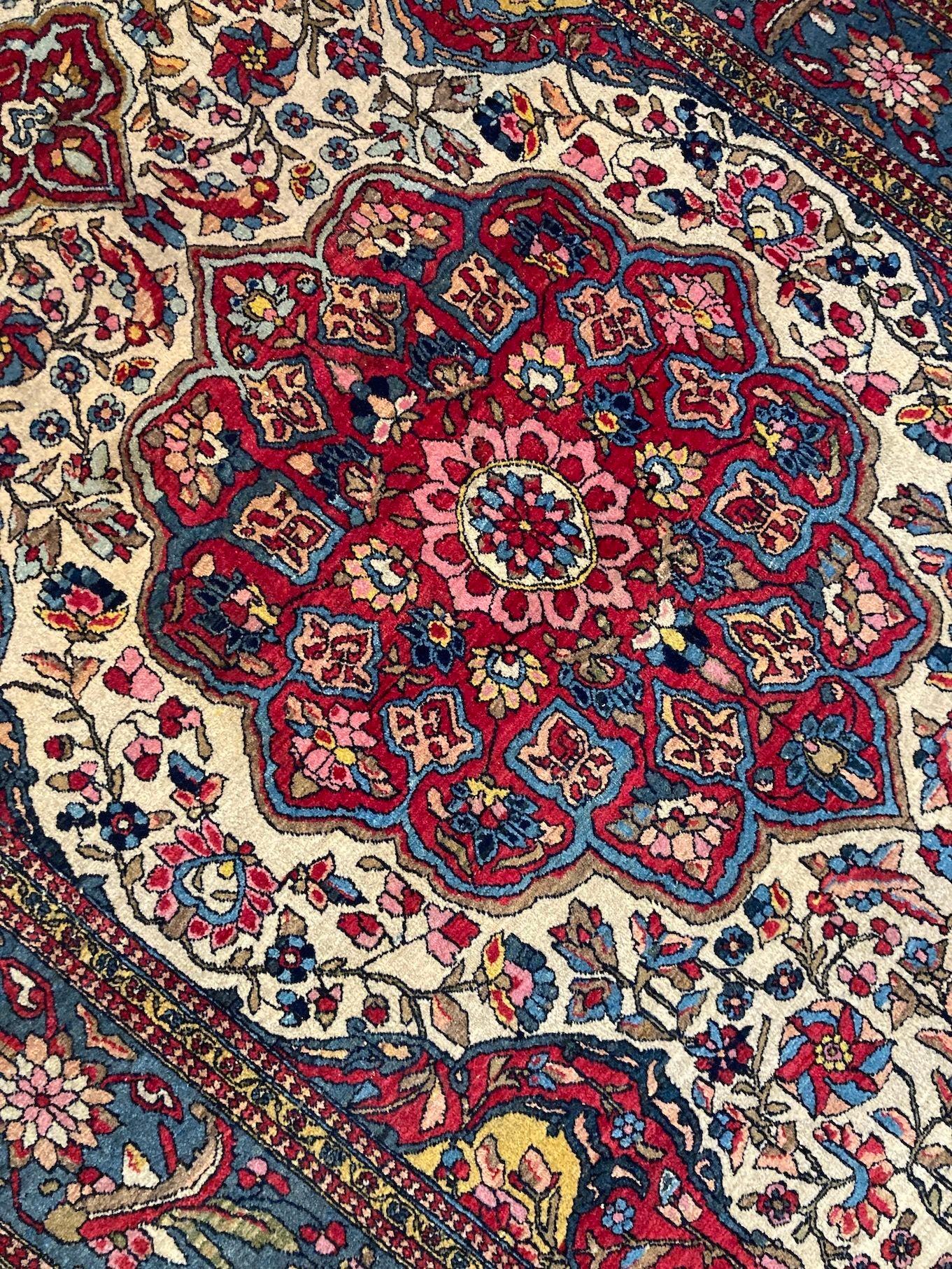Antiker Isfahan-Teppich 2,02 mx 1,36 m im Angebot 4
