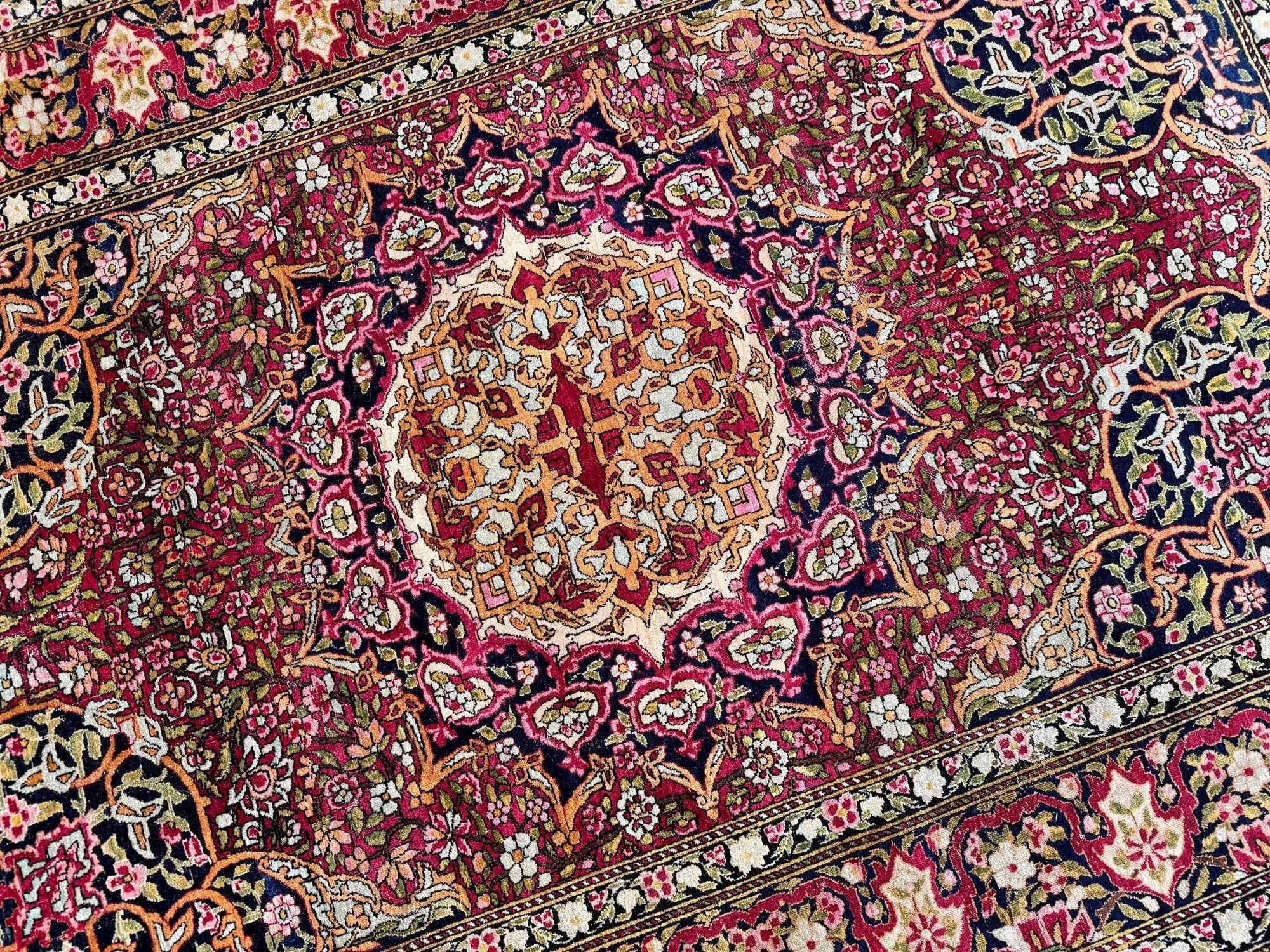 Antiker Isfahan-Teppich 2,09 m x 1,39 m im Angebot 5