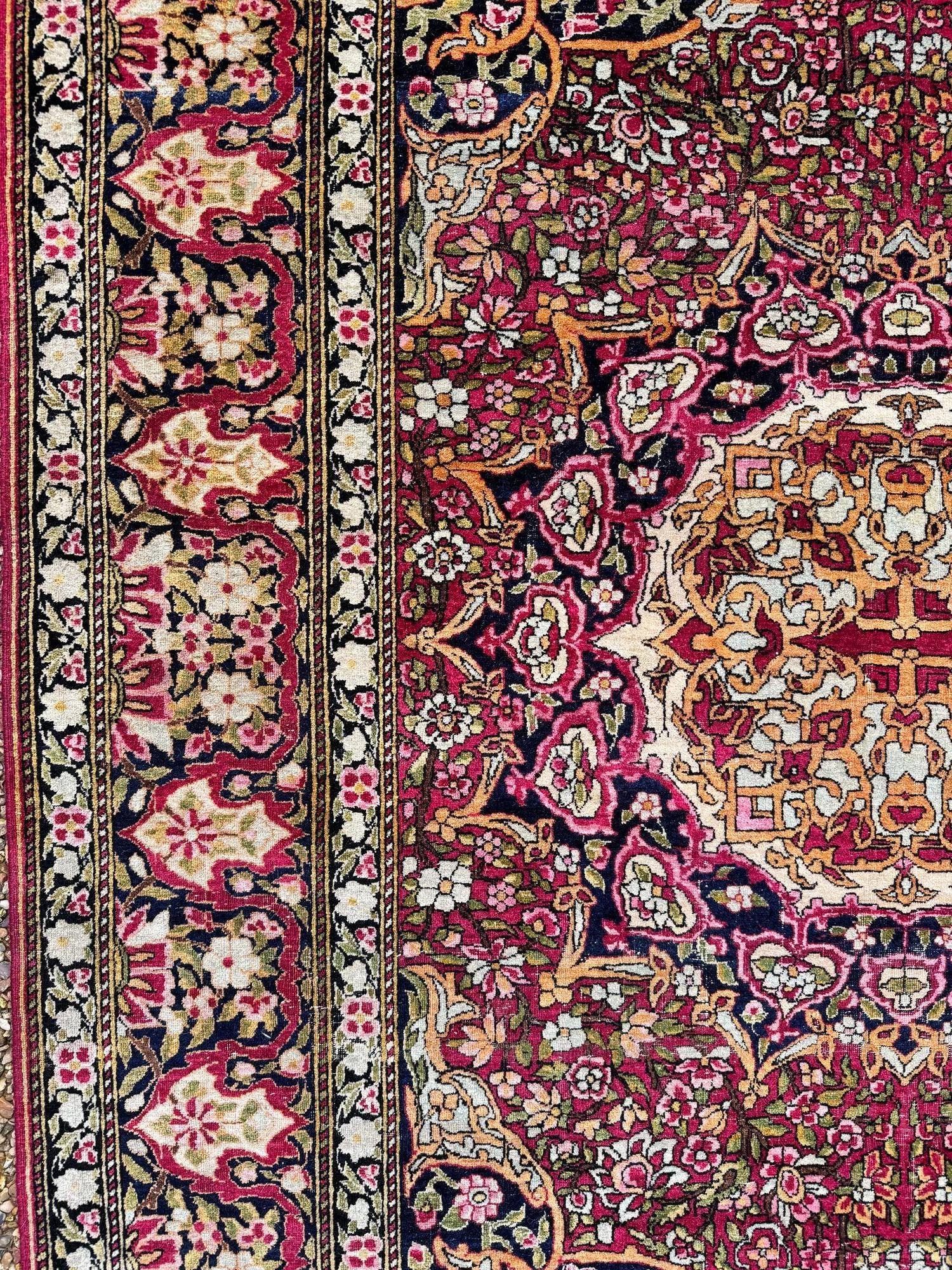 Antiker Isfahan-Teppich 2,09 m x 1,39 m im Angebot 6