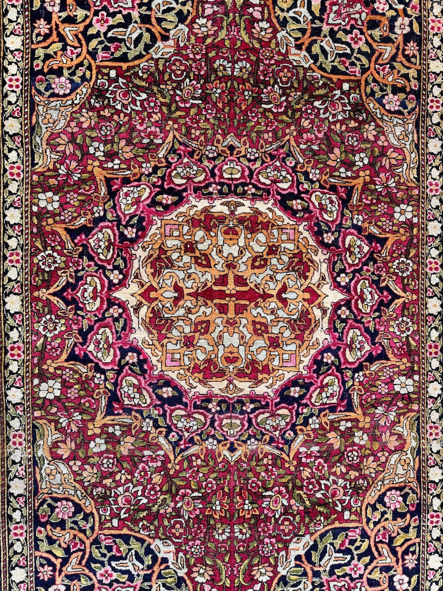 Antiker Isfahan-Teppich 2,09 m x 1,39 m im Angebot 7