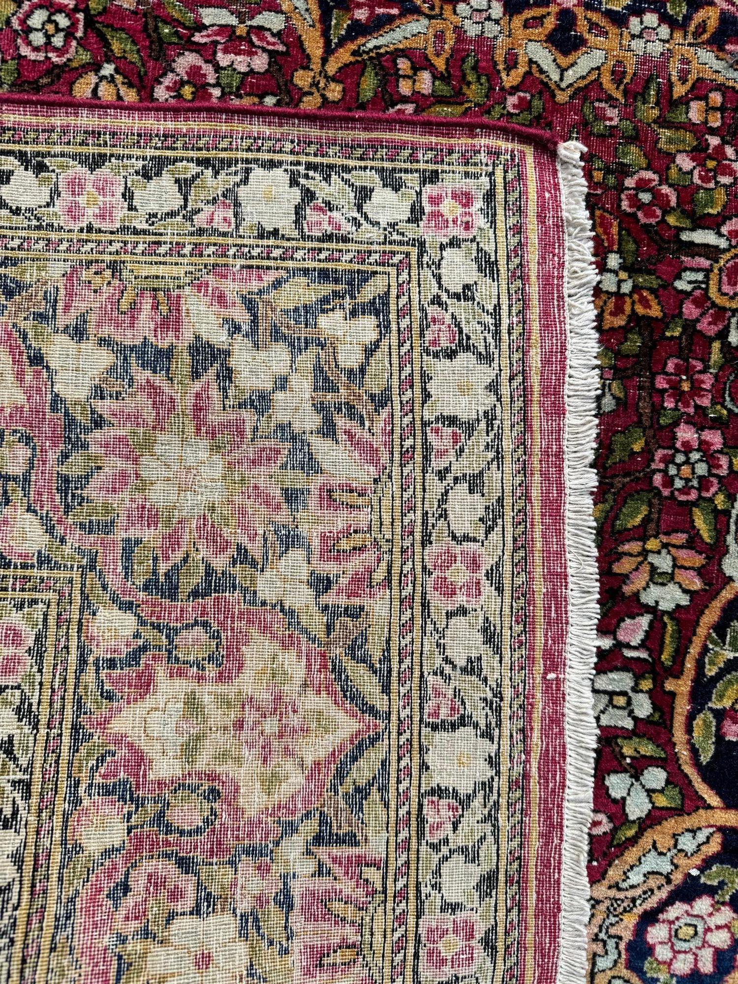 Antiker Isfahan-Teppich 2,09 m x 1,39 m im Angebot 10