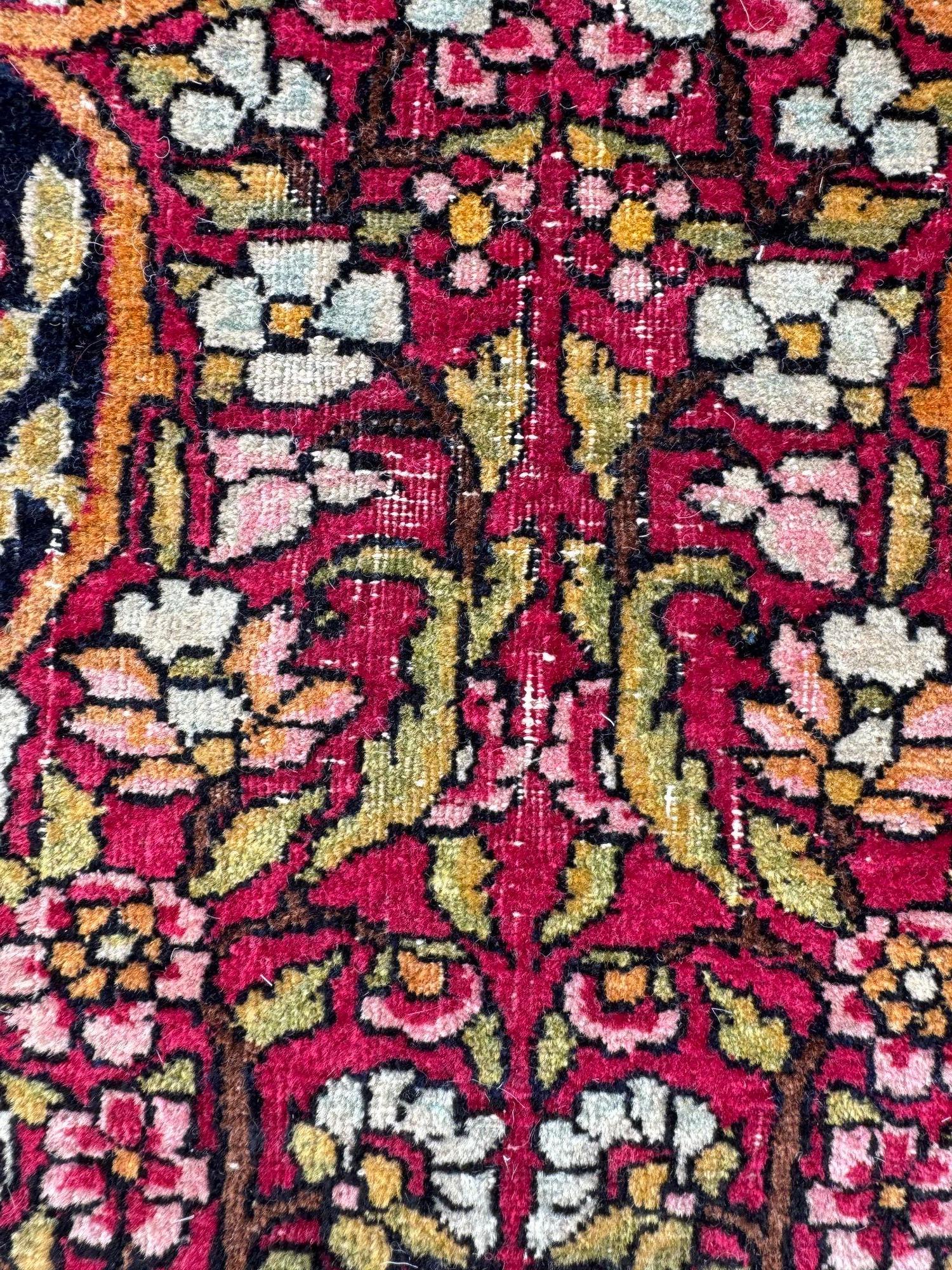 Antiker Isfahan-Teppich 2,09 m x 1,39 m im Angebot 12
