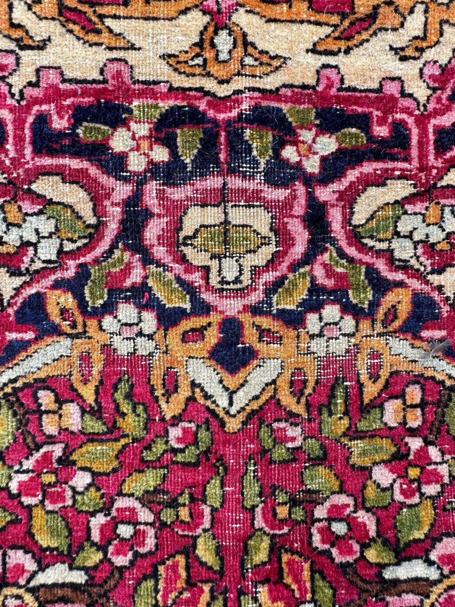 Antiker Isfahan-Teppich 2,09 m x 1,39 m im Angebot 13