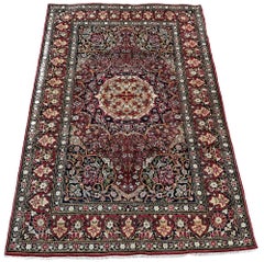 Antique Isfahan Rug 2.09m x 1.39m