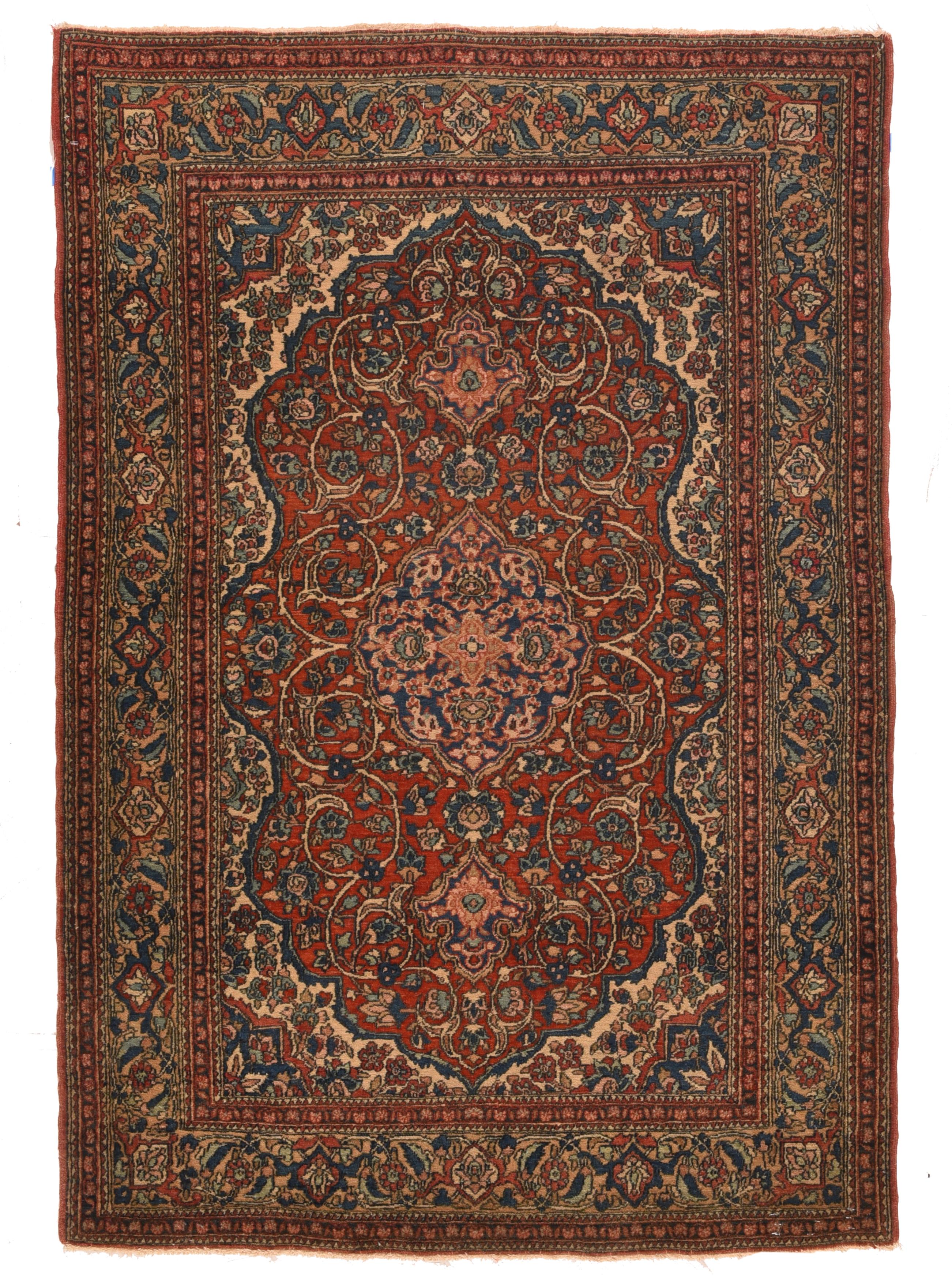 Antiker Isfahan-Teppich (Persisch) im Angebot
