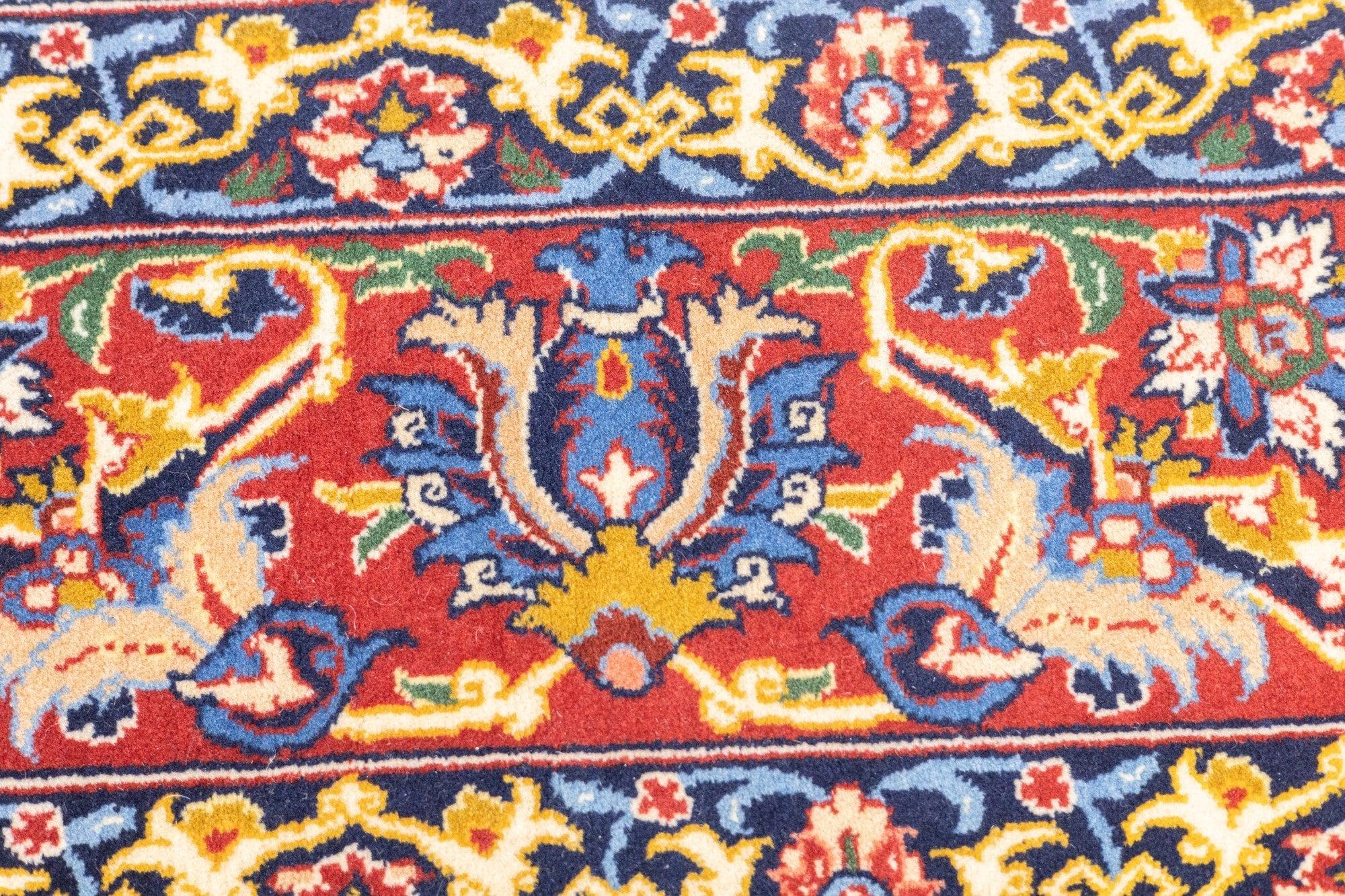 Antique Isfahan Rug 3'5'' x 5'2'' For Sale 2