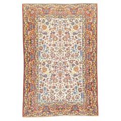 Antique Isfahan Rug 3'5'' x 5'2''
