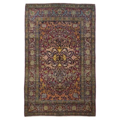 Antique Isfahan Rug 4'5'' x 7'0''