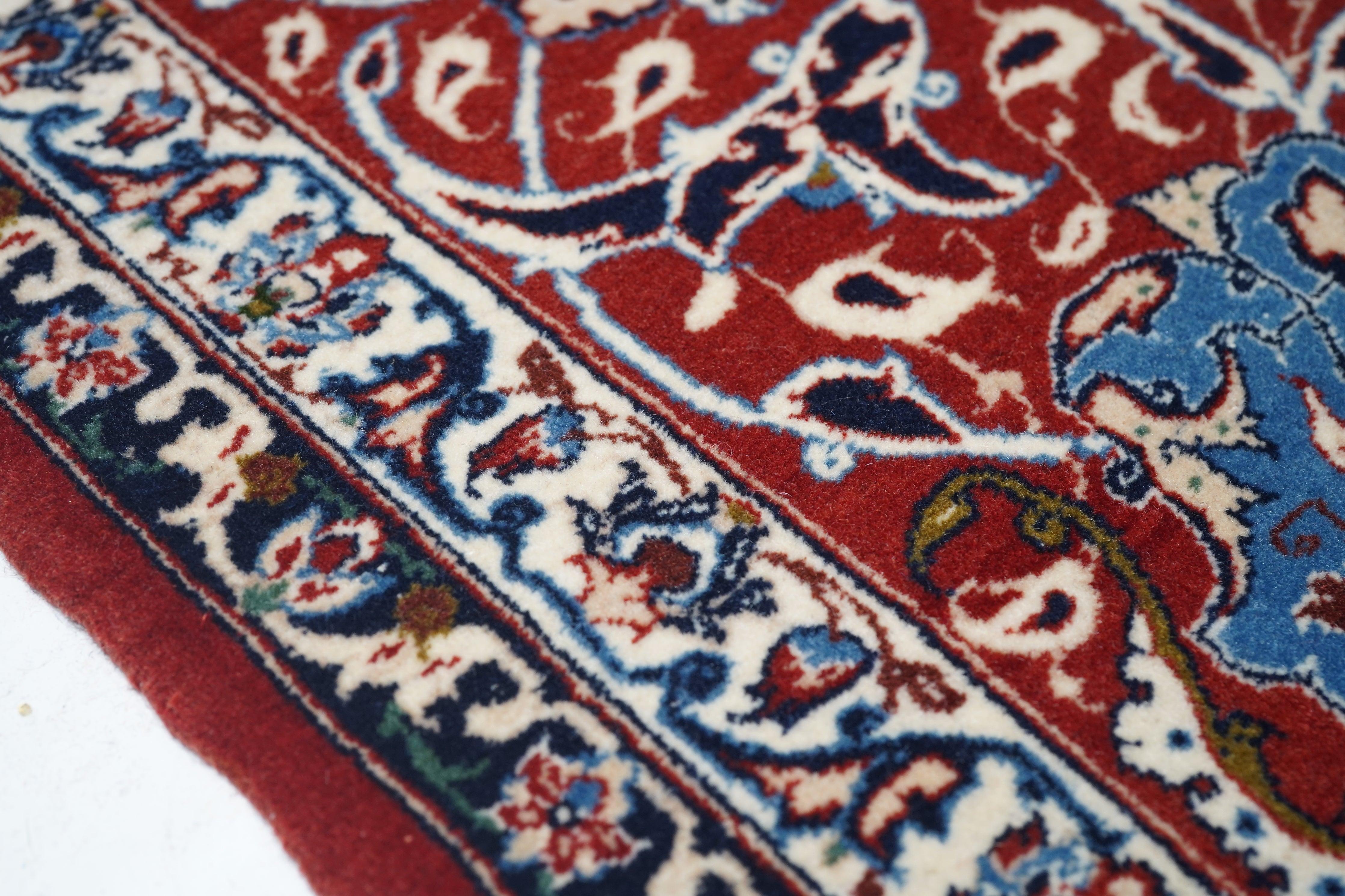 XX secolo Tappeto Isfahan antico 6'7'' x 9'8'' in vendita