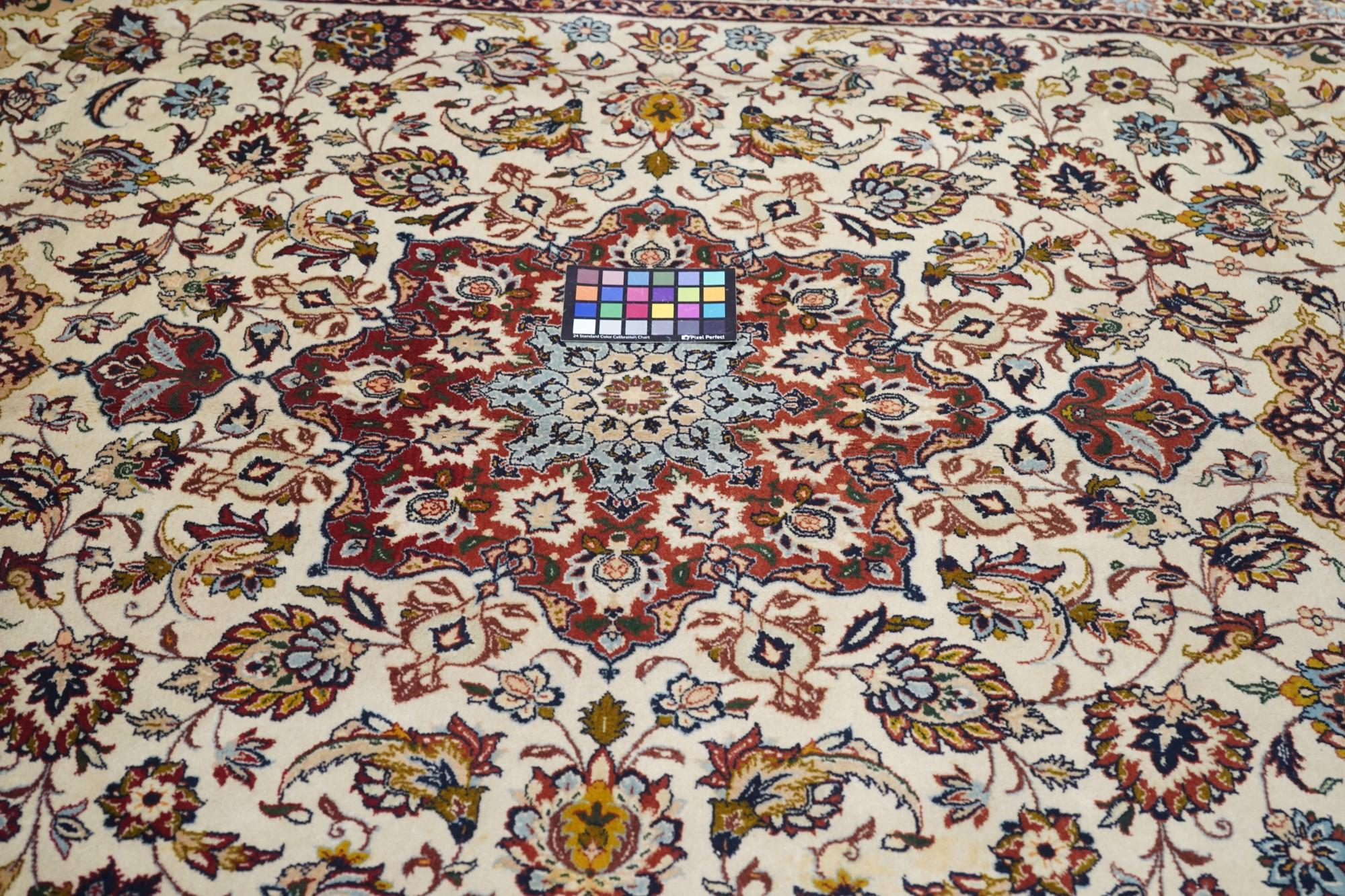 Antique Isfahan Rug For Sale 2