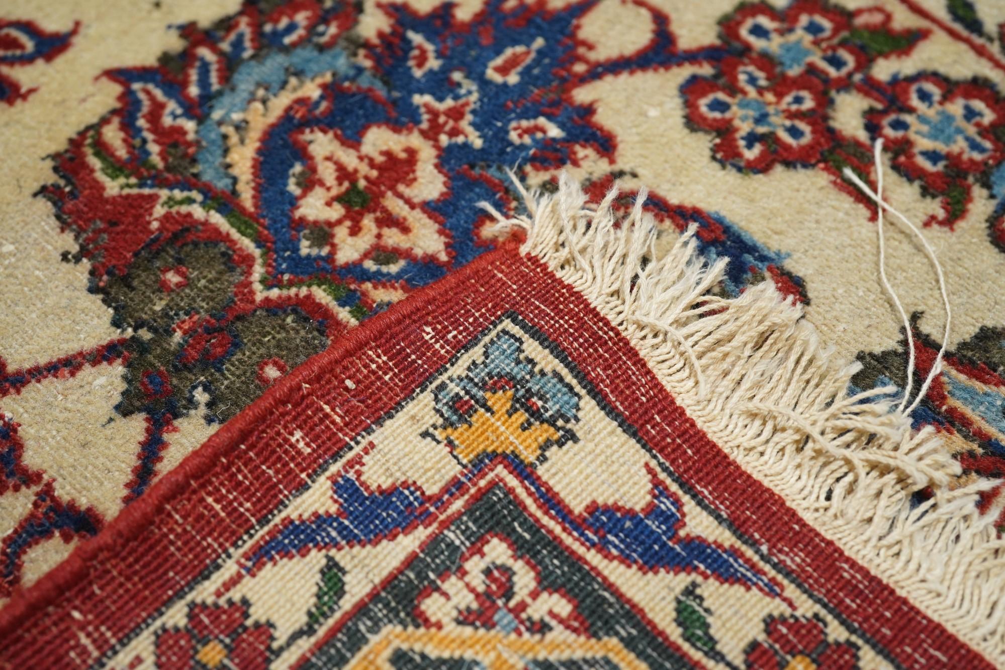 Antique Isfahan Rug For Sale 3