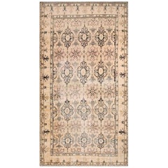 Antique Late 19th Century Central Persian Isfahan Carpet ( 9' x 17'6" - 275 x 533 )
