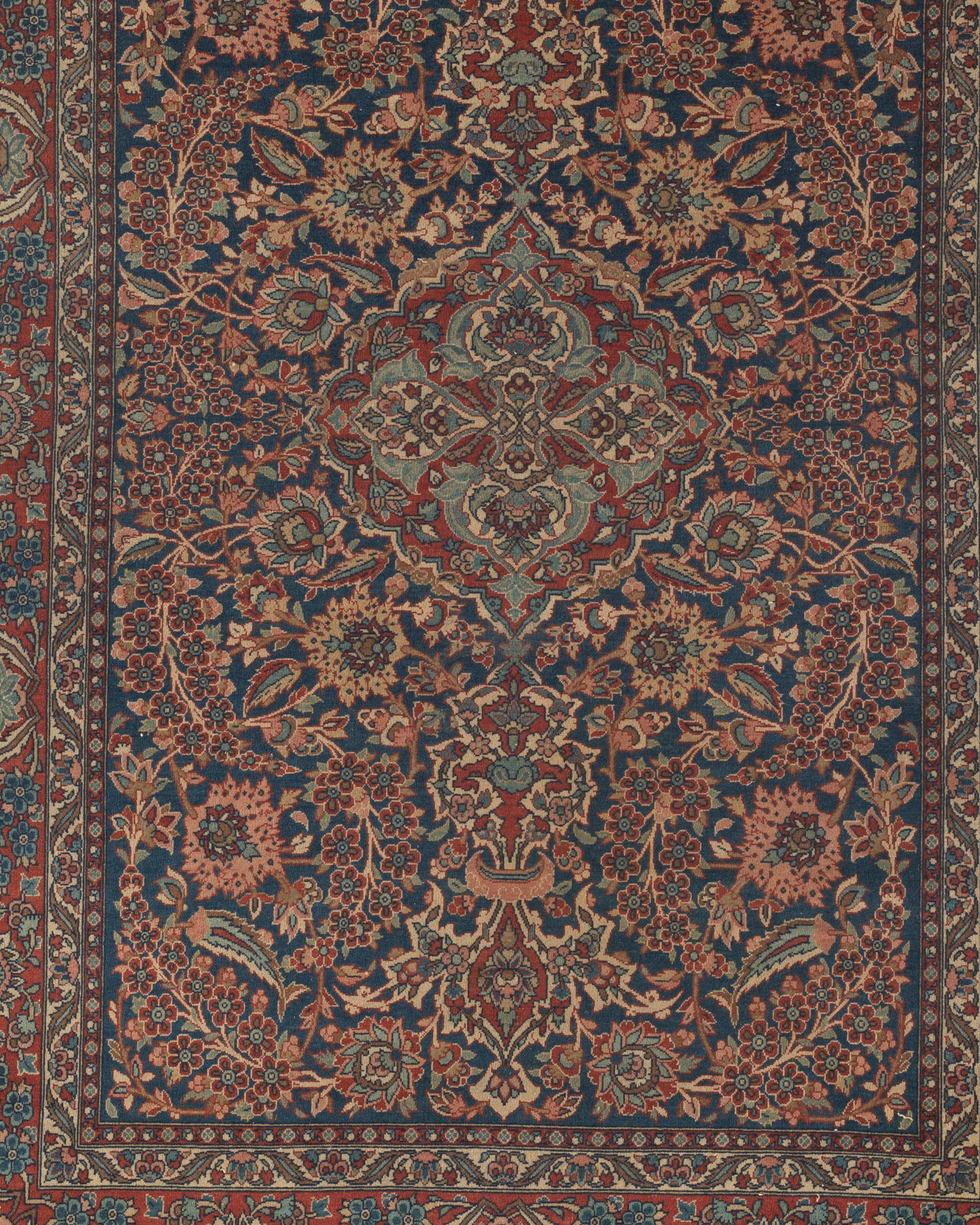 Persian Antique Isfahan Rug, circa 1880  For Sale