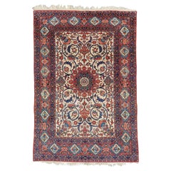 Antiker Isfahan-Teppich – Isfahan-Teppich aus dem späten 19. Jahrhundert, antike Teppiche