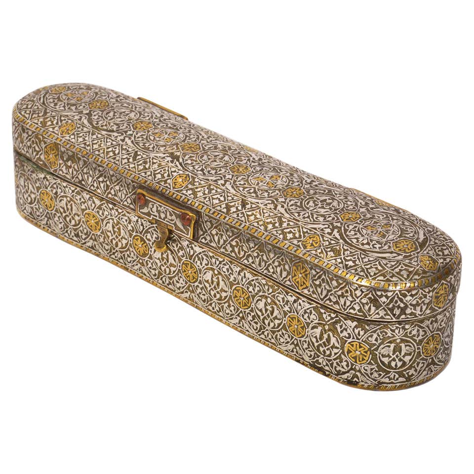 Antique Islamic Persian Wooden Box at 1stDibs | persian inlaid boxes ...