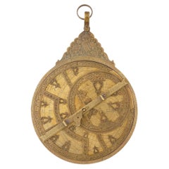 Antique Islamic Brass Planispheric Astrolabe