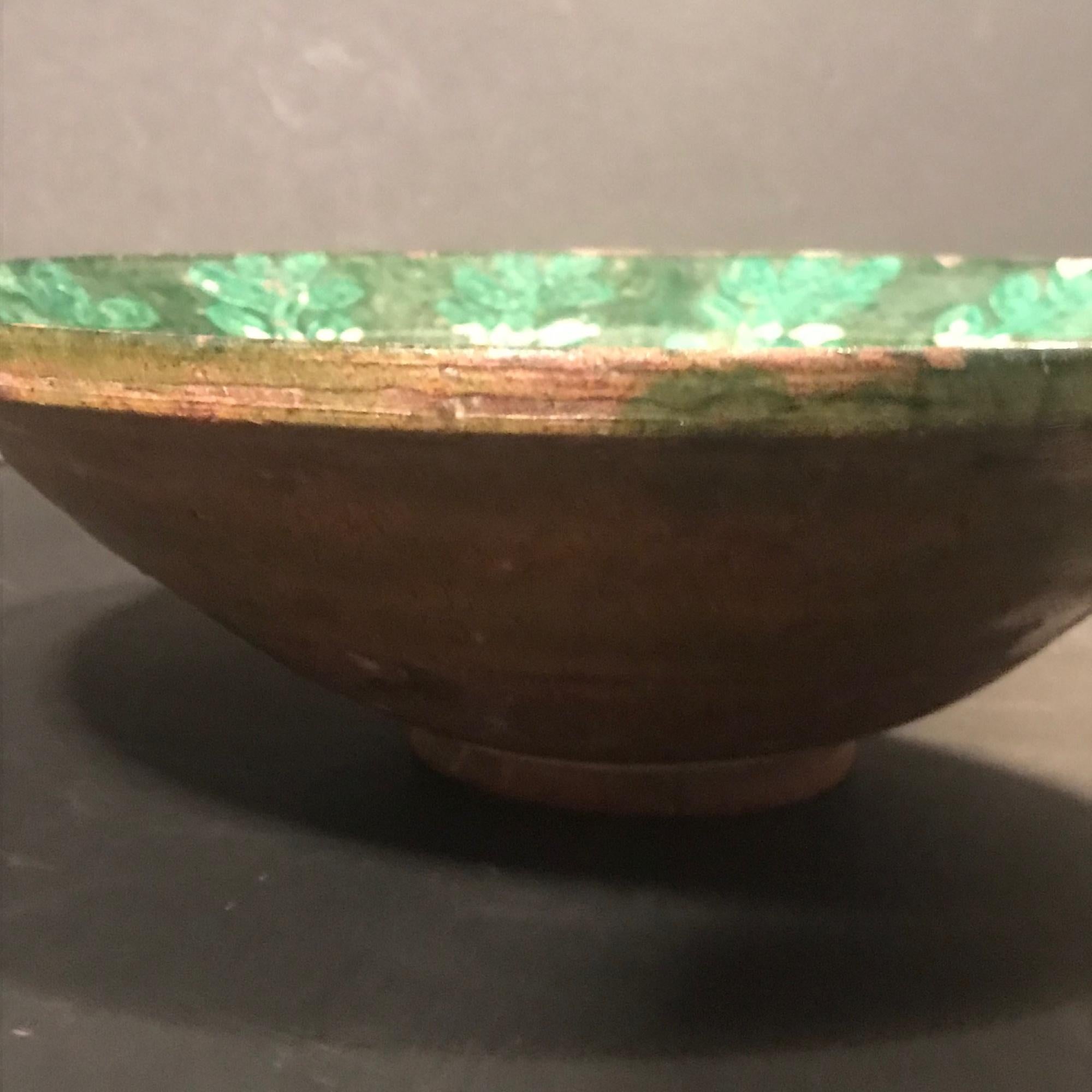 Islamic Kashan 13th Century Turquoise Glazed Pottery Bowl For Sale 7