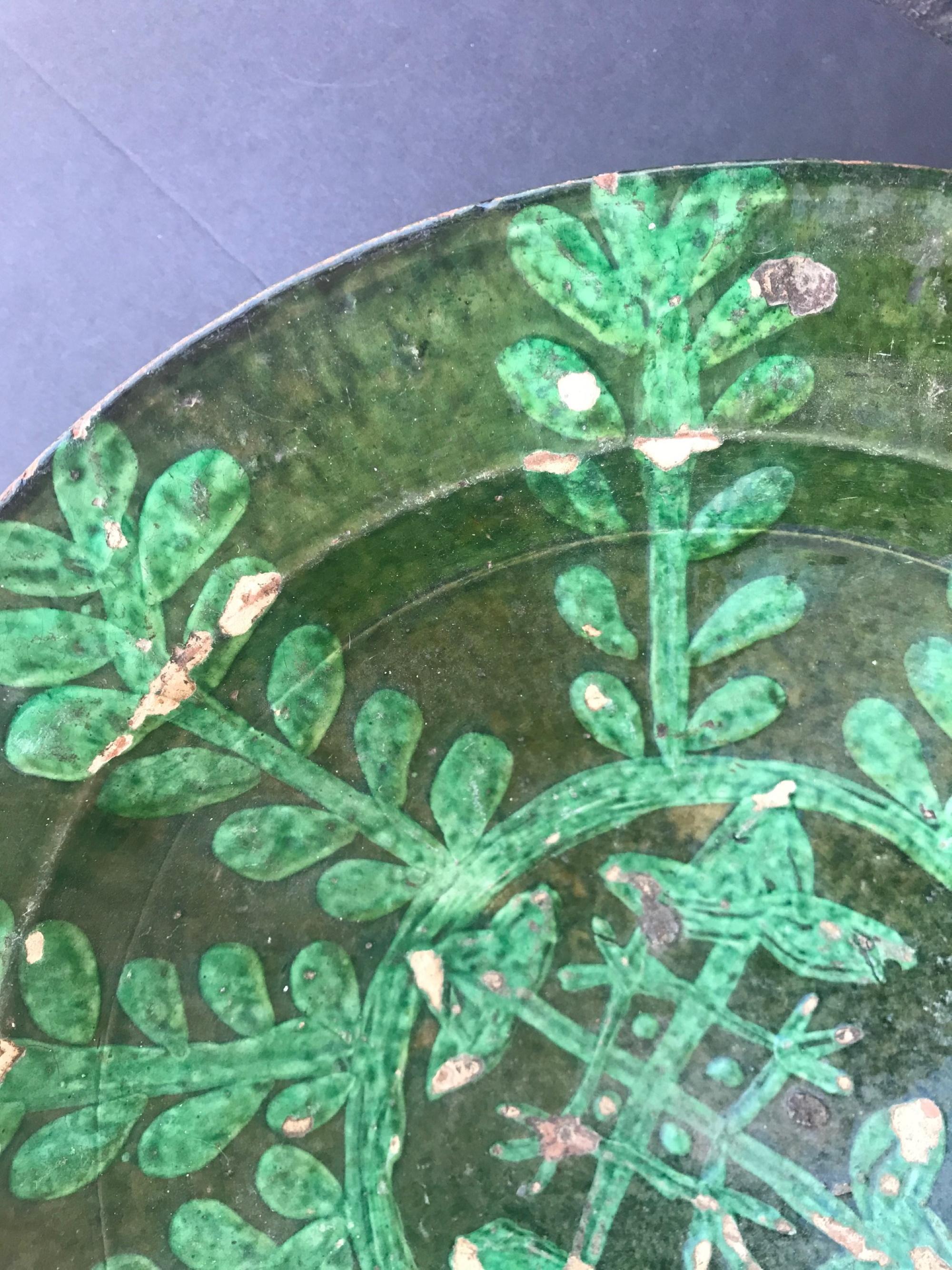 Cuenco islámico de cerámica esmaltada turquesa de Kashan del siglo XIII Glaseado en venta