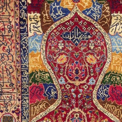Antique Islamic Prayer Rug 'Sajjadah', Kashan, Persia, Early 20th Century