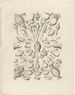 Antique Islamic Vessels and Metalwork Object Study, Maximilian Egypt 1846