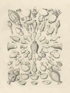 Antique Islamic Vessels and Metalwork Object Study, Maximilian Egypt 1846