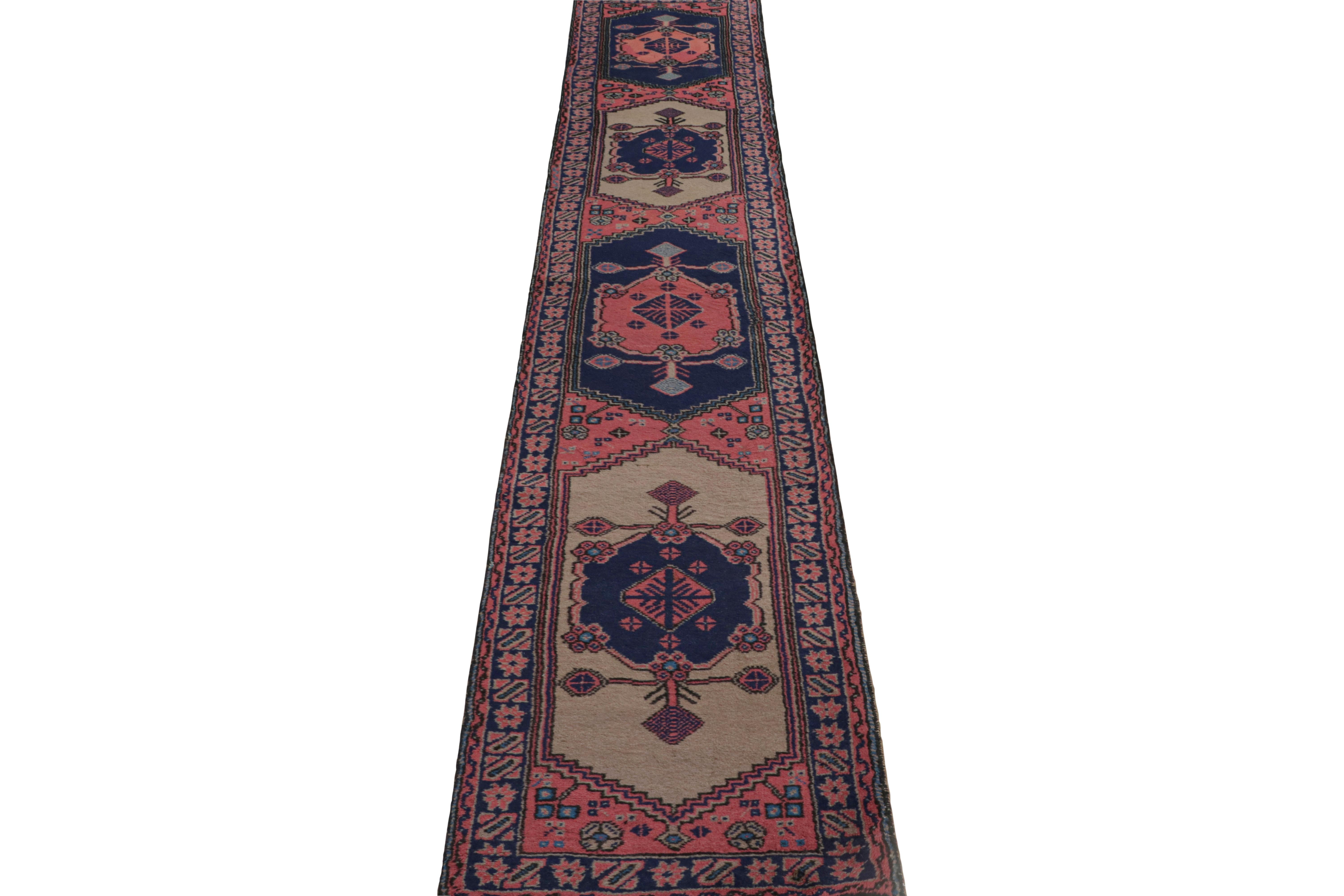 This 2x11 Antique Isparta runner rug is a very special piece from this provenance and Antique collection—hand-knotted in wool and hailing from Turkey, circa 1920-1930.   

On the design: 

Connoisseurs will admire this piece featuring a regal design