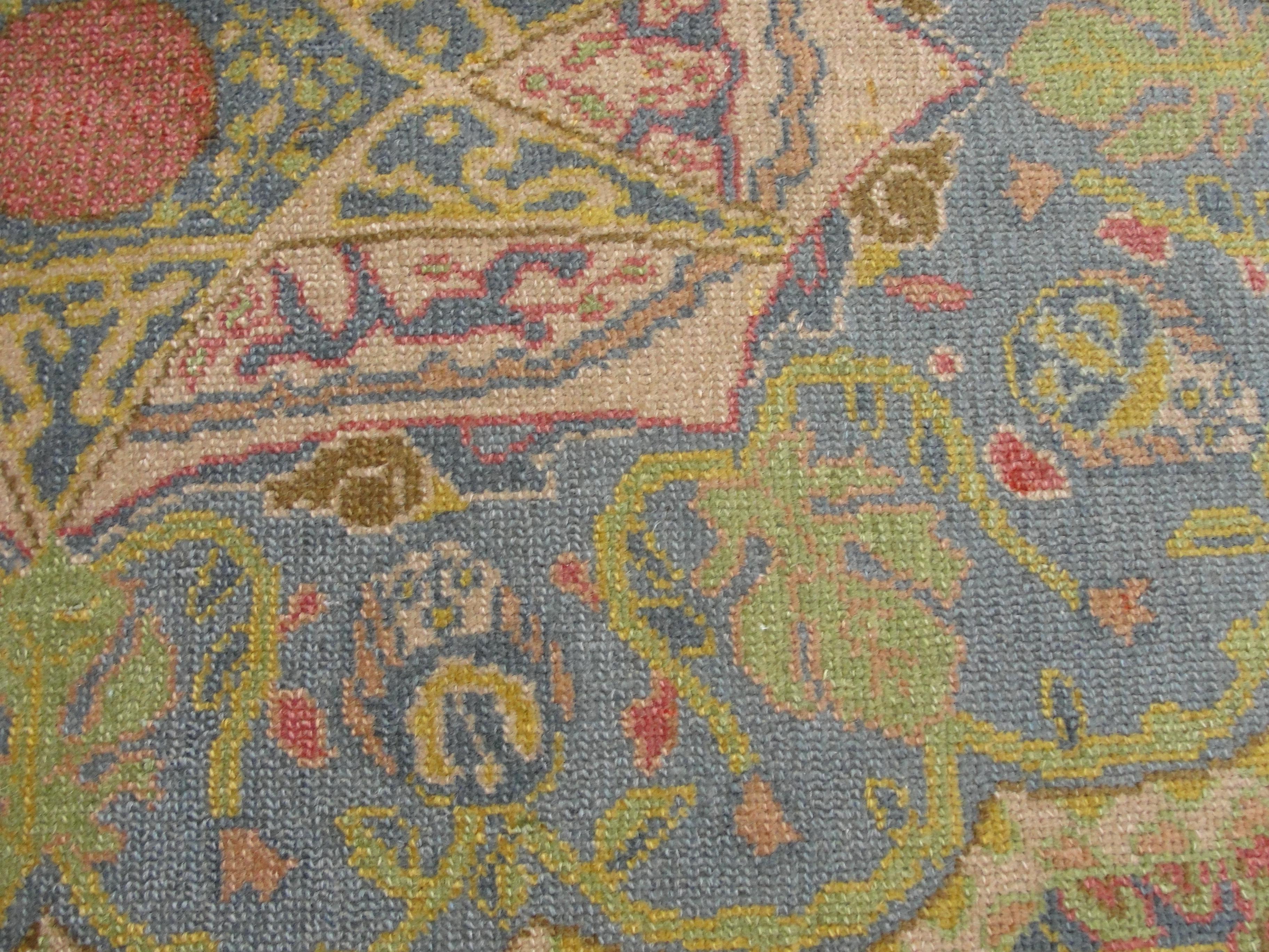 Wool Antique Israeli Bezalel Carpet