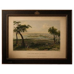 Antique Istanbul Panorama from Mount Bulgurlu, Constantinople – Bartlett, c.1839