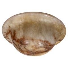 Antique Italian Alabaster Light Fixture